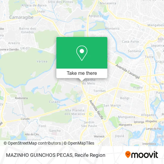MAZINHO GUINCHOS PECAS map