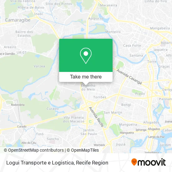 Logui Transporte e Logistica map