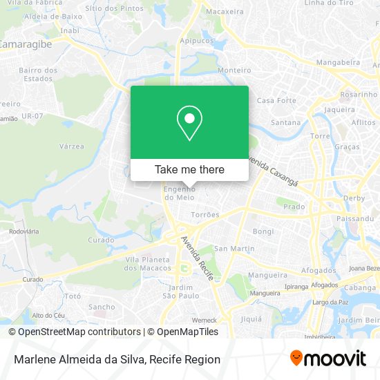 Marlene Almeida da Silva map