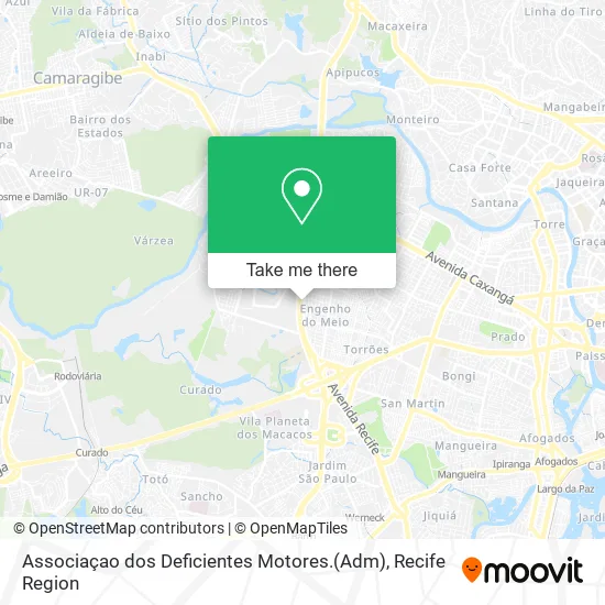 Associaçao dos Deficientes Motores.(Adm) map
