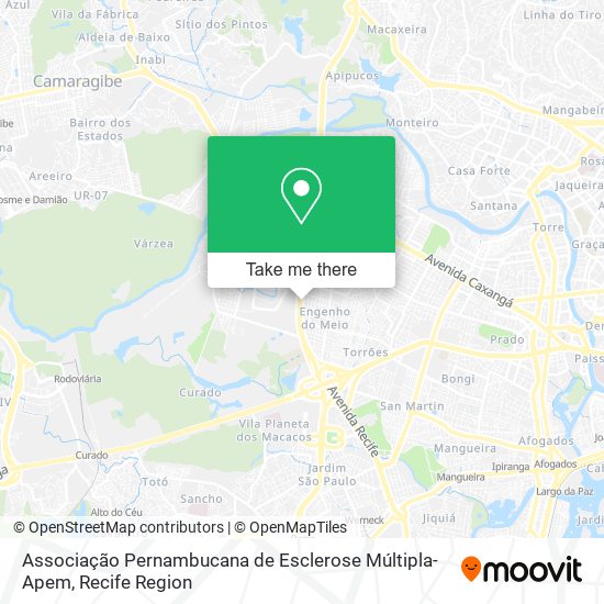 Associação Pernambucana de Esclerose Múltipla-Apem map