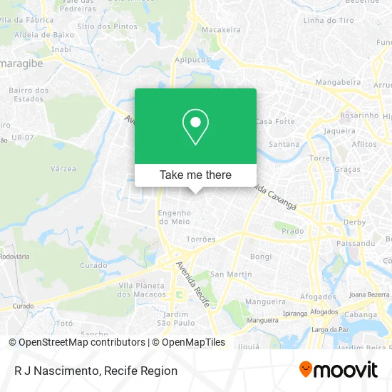 R J Nascimento map