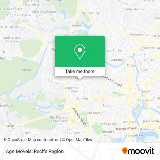 Age Moveis map