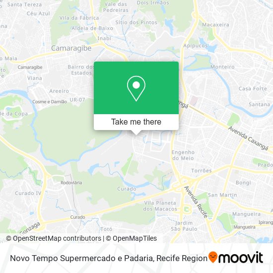 Novo Tempo Supermercado e Padaria map