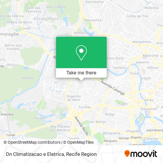 Dn Climatizacao e Eletrica map