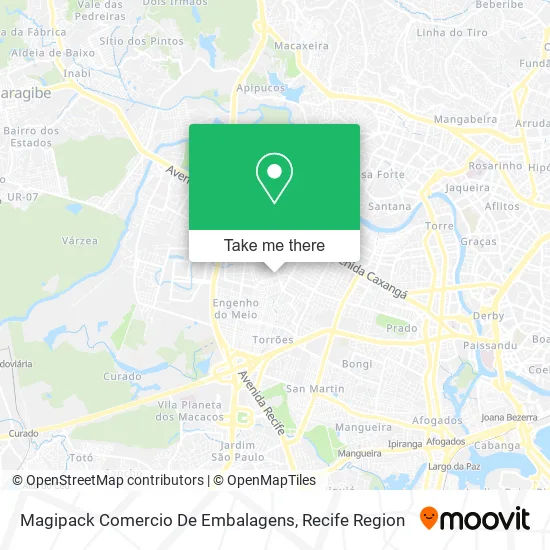 Magipack Comercio De Embalagens map