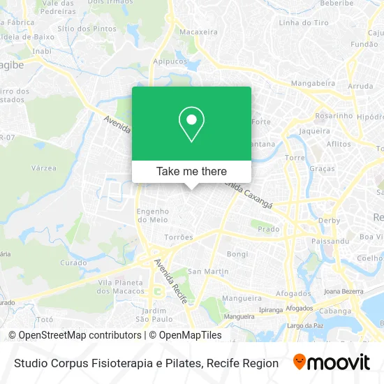 Studio Corpus Fisioterapia e Pilates map