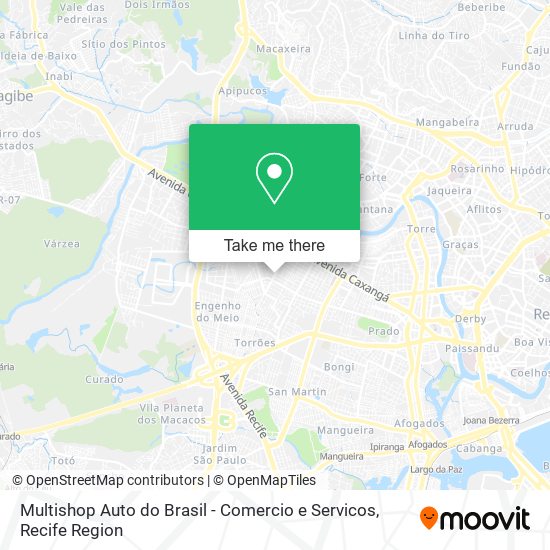 Mapa Multishop Auto do Brasil - Comercio e Servicos