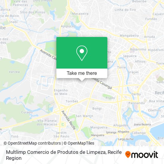 Mapa Multlimp Comercio de Produtos de Limpeza