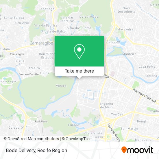 Bode Delivery map