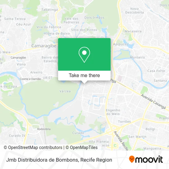 Jmb Distribuidora de Bombons map