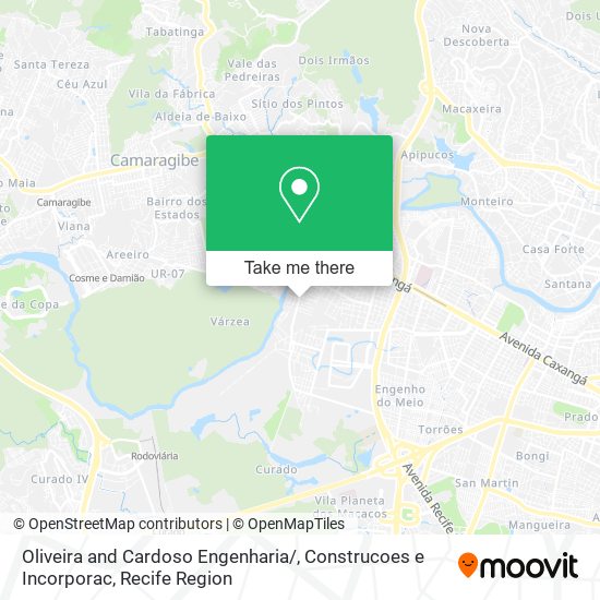 Oliveira and Cardoso Engenharia / , Construcoes e Incorporac map