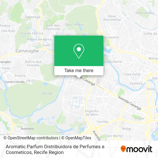 Aromatic Parfum Distribuidora de Perfumes e Cosmeticos map