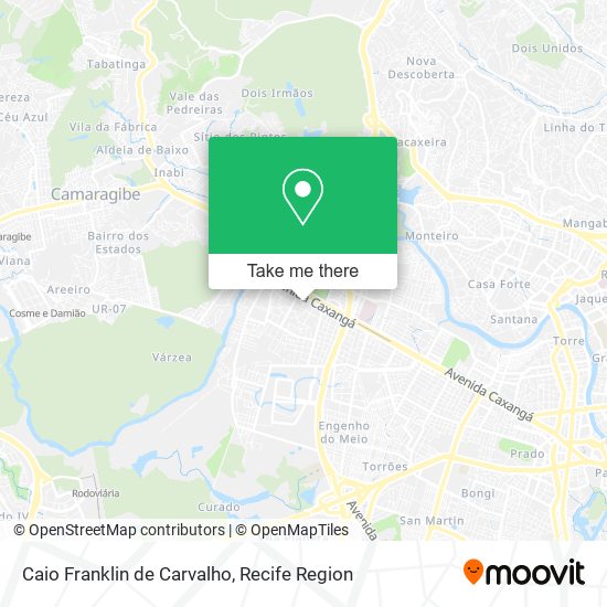 Caio Franklin de Carvalho map