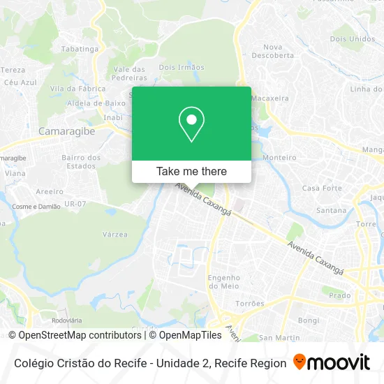 Colégio Cristão do Recife - Unidade 2 map
