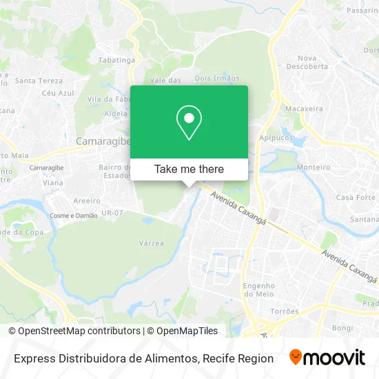 Express Distribuidora de Alimentos map