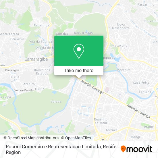 Roconi Comercio e Representacao Limitada map