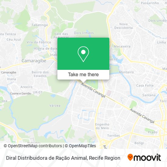 Diral Distribuidora de Ração Animal map