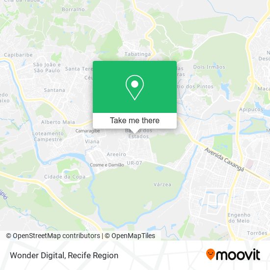 Wonder Digital map