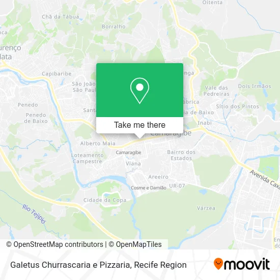 Galetus Churrascaria e Pizzaria map