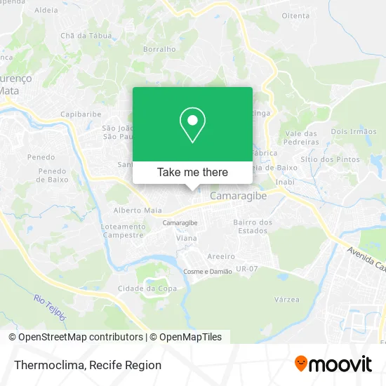 Thermoclima map