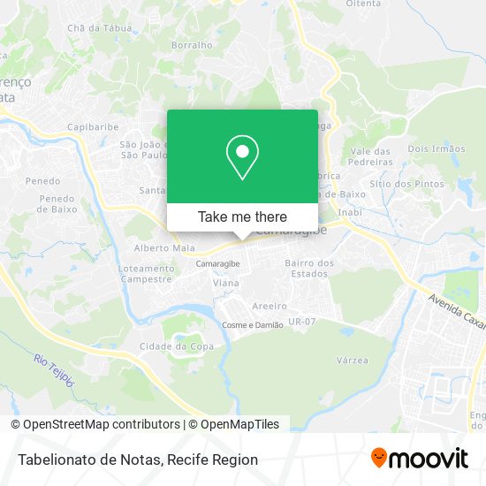 Tabelionato de Notas map