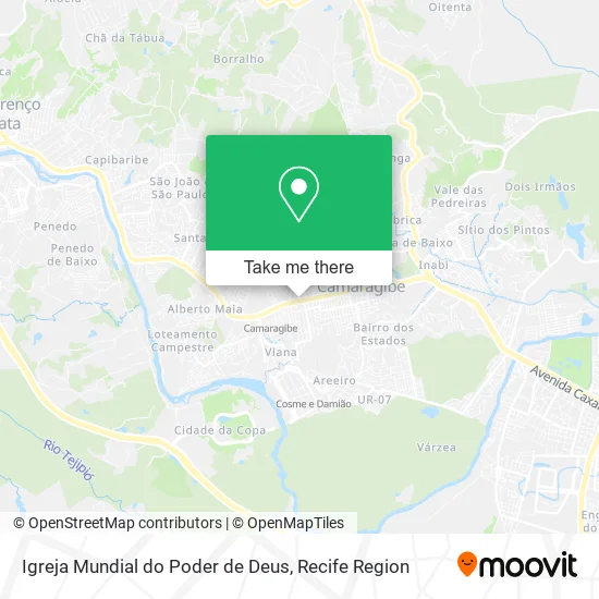Igreja Mundial do Poder de Deus map