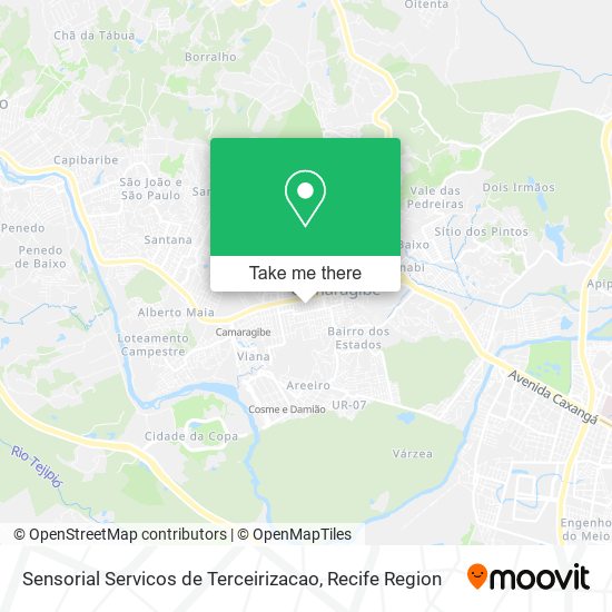 Mapa Sensorial Servicos de Terceirizacao