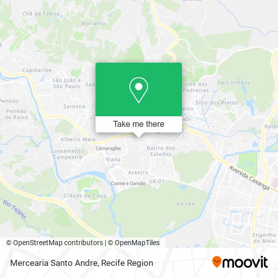 Mercearia Santo Andre map