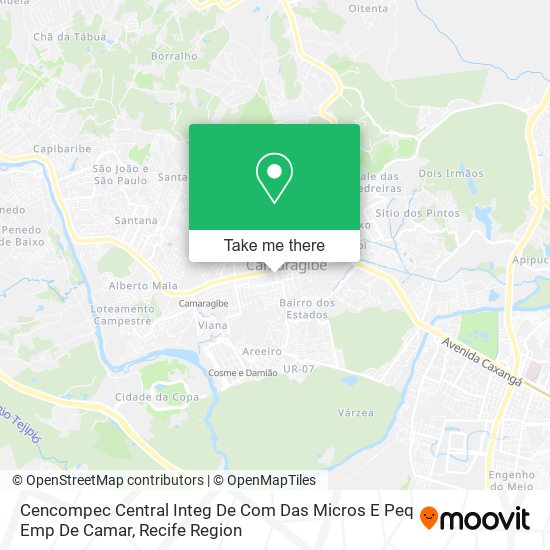 Cencompec Central Integ De Com Das Micros E Peq Emp De Camar map