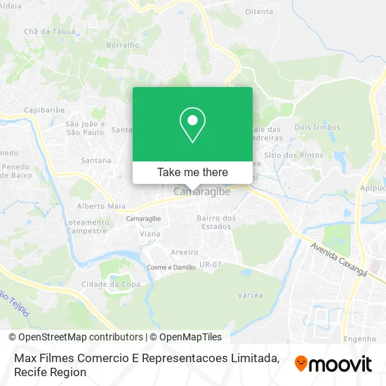 Max Filmes Comercio E Representacoes Limitada map