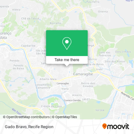 Gado Bravo map