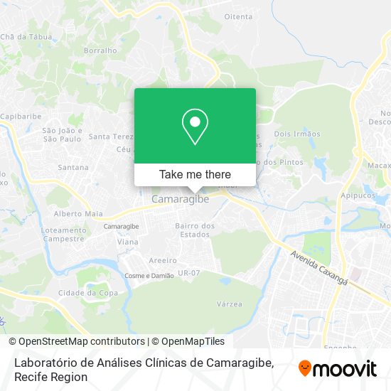 Laboratório de Análises Clínicas de Camaragibe map