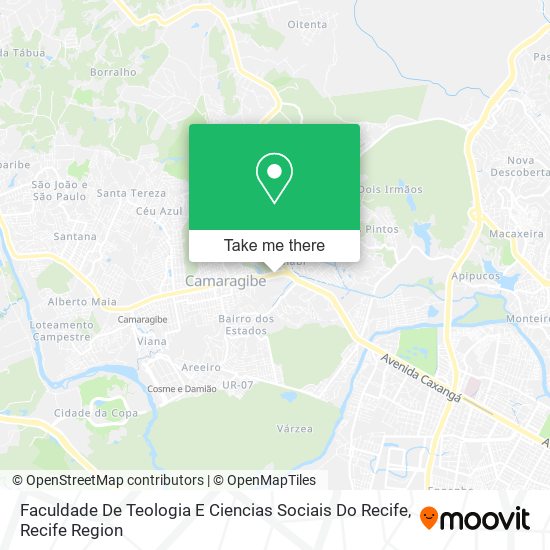 Faculdade De Teologia E Ciencias Sociais Do Recife map