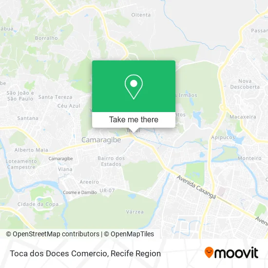 Toca dos Doces Comercio map