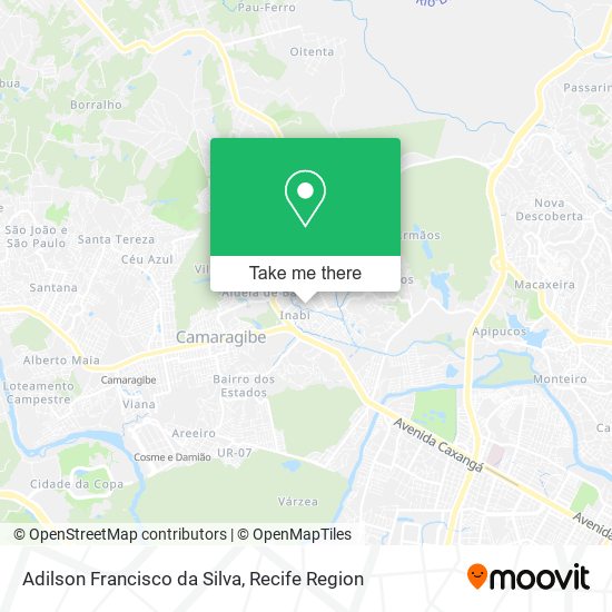 Adilson Francisco da Silva map