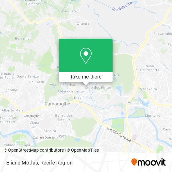 Eliane Modas map