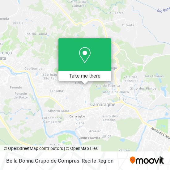 Bella Donna Grupo de Compras map