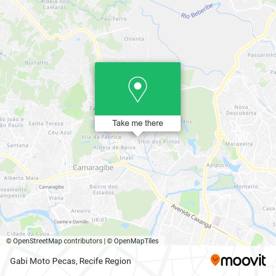 Gabi Moto Pecas map