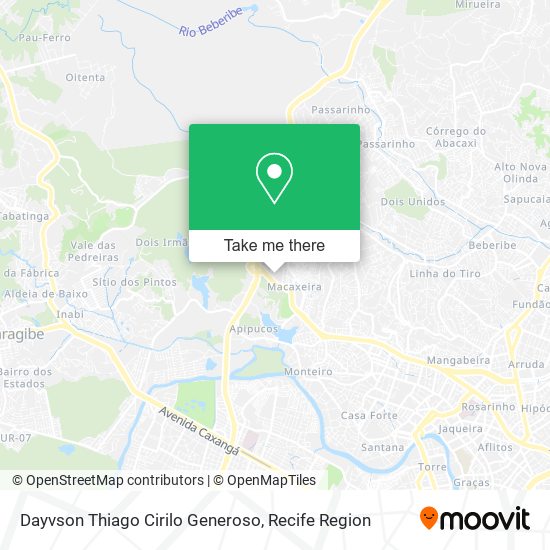 Dayvson Thiago Cirilo Generoso map