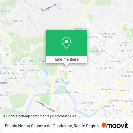 Escola Nossa Senhora de Guadalupe map