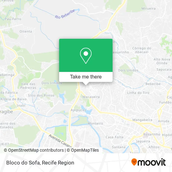 Bloco do Sofa map