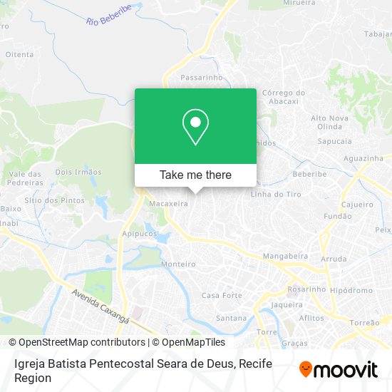 Igreja Batista Pentecostal Seara de Deus map