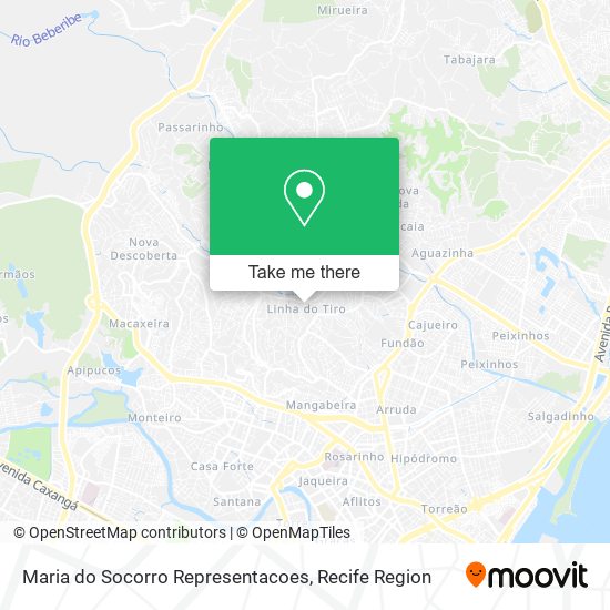 Maria do Socorro Representacoes map