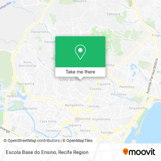 Escola Base do Ensino map