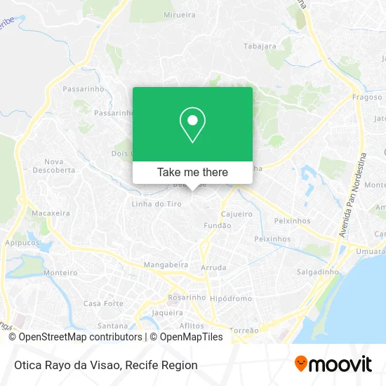 Otica Rayo da Visao map