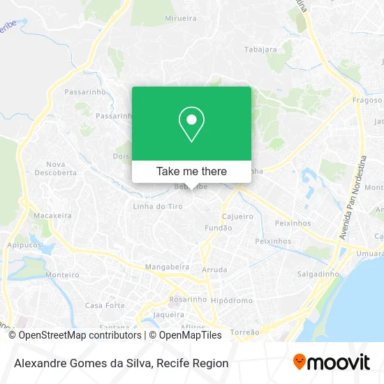 Alexandre Gomes da Silva map