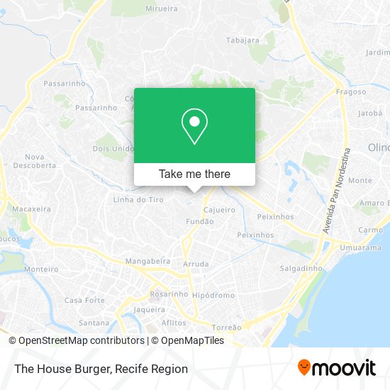 The House Burger map
