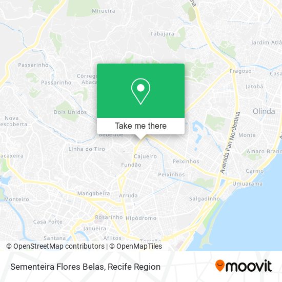 Sementeira Flores Belas map