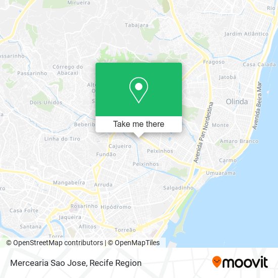 Mapa Mercearia Sao Jose